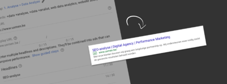 voorbeeld van responsive search ads