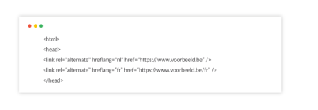 hreflang in code