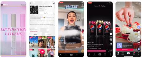afbeelding met tik tok ads