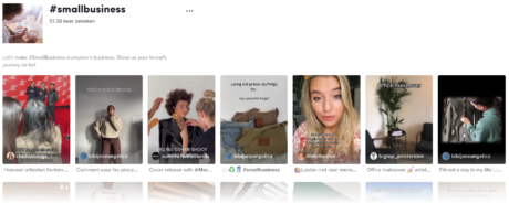 voorbeeld tik tok ads