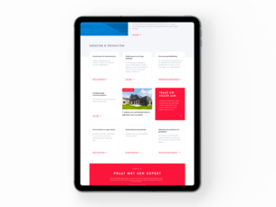 SVK - website in tablet
