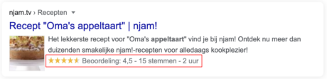 Wat-is-structured-data?-Rich-snippet-voorbeeld