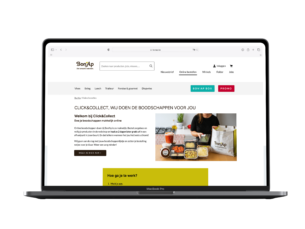 Macbook mockup website Bon'Ap